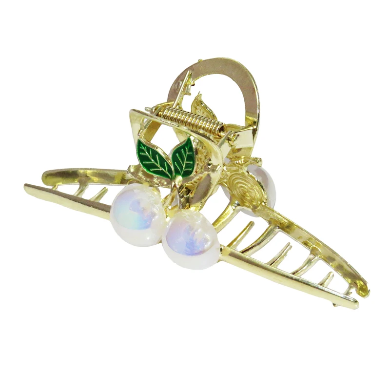 کلیپس مو زنانه مدل گیلاس کریستالی کد 1316