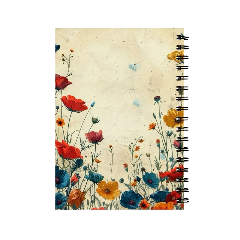 دفتر مشق 60 برگ طرح گل کد 20