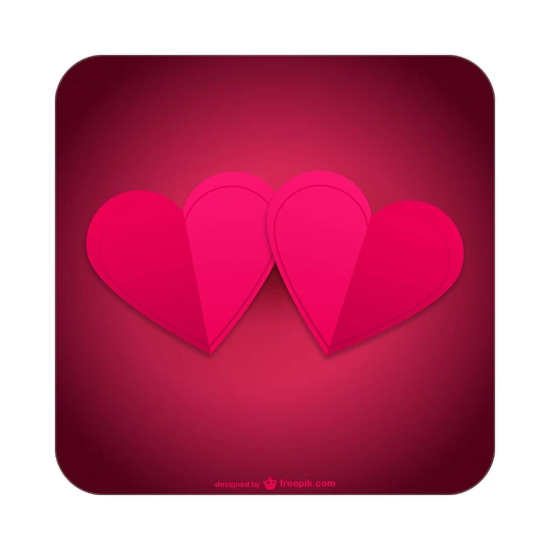 زیر لیوانی کاکتی طرح عاشقانه مدل mp39667