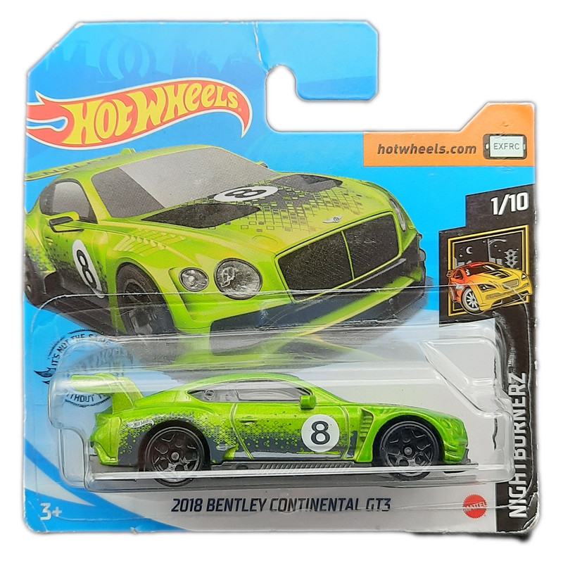 ماشین بازی هات ویلز مدل 2018 BENTLEY CONTINENTAL GT3