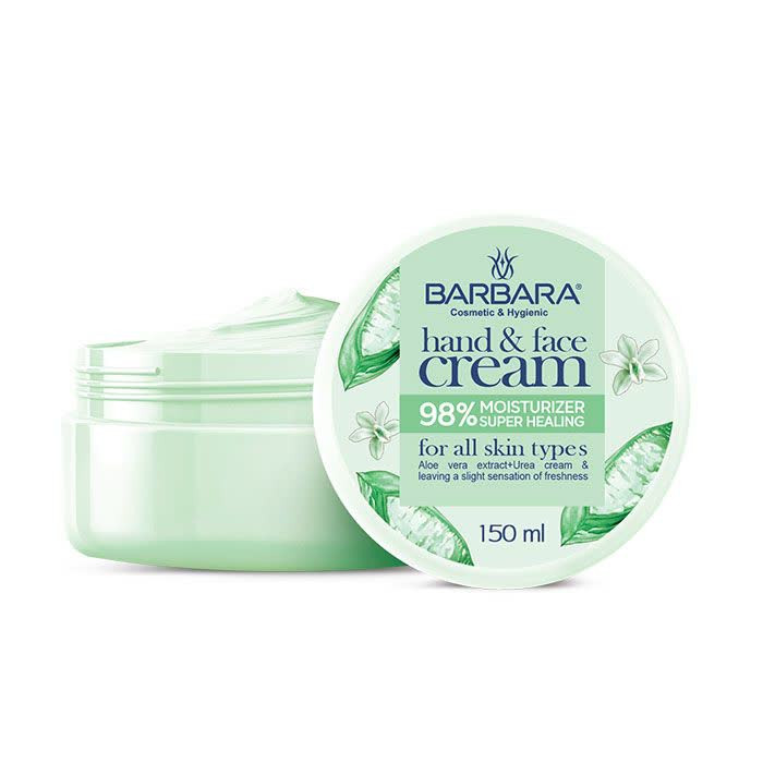 کرم مرطوب کننده باربارا مدل آلوئه ورا حجم 150 میلی لیتر کرم مرطوب کننده باربارا مدل آلوئه ورا حجم 150 میلی لیتر