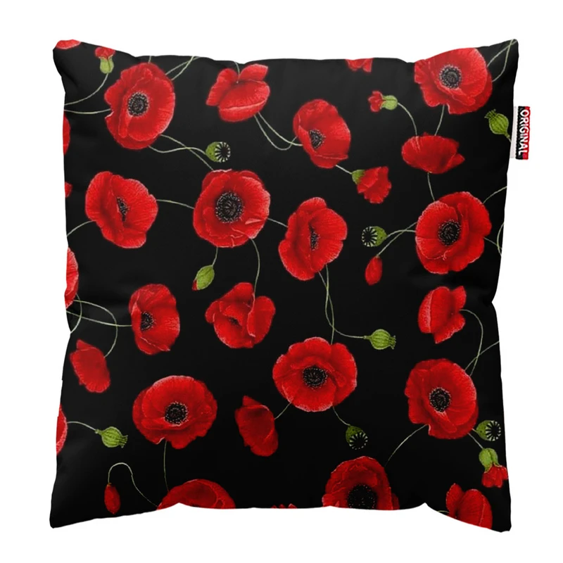  کوسن پاد آفرین طرح گل سایز 30*30 سانتی متر کد 927