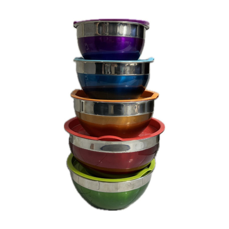 ظرف نگهدارنده مدل رنگی مجموعه 5 عددی