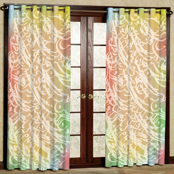 پرده مدل مخمل پانچی کد 7401 سایز 280x140 سانتی متر