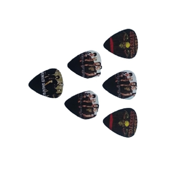 پیک گیتار مدل avanged sevenfold مجموعه 6 عددی