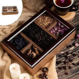 ارگانایزر مدل تی بگ چوبی طرح 5 خانه کد 3016