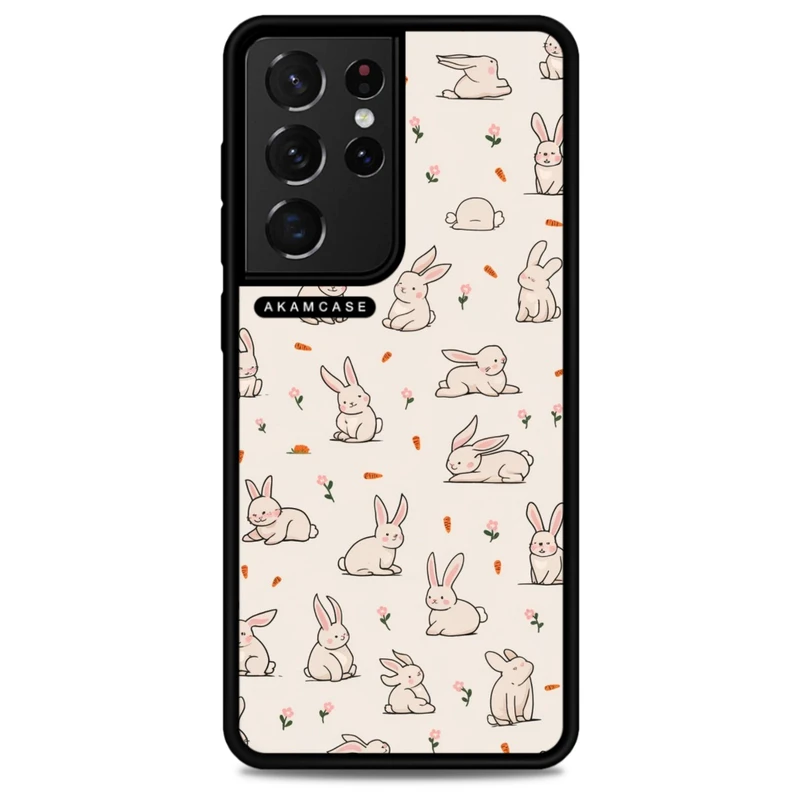کاور آکام مدل AMC-WSGS21U-BUNNY-25 مناسب برای گوشی موبایل سامسونگ Galaxy S21 Ultra