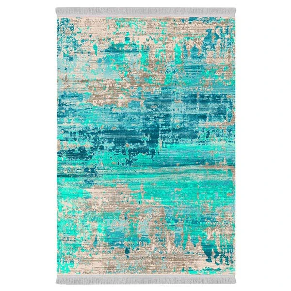 فرش پارچه‌ای دفه مدل فرشینه طرح مدرن کد 502