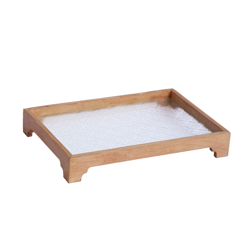 سینی دسته دار گوشکوب مدل تترا سایز 32×22 سانتی متر