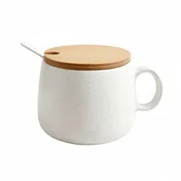 ماگ طرح درب دار مدل zizo به همراه قاشق