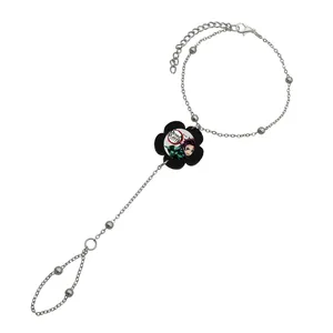 دستبند زنانه ناکسیگو مدل تمیمه طرح Demon Slayer کد TM11167