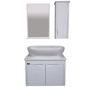ست کابینت و روشویی مدل lu604065 به همراه آینه و باکس