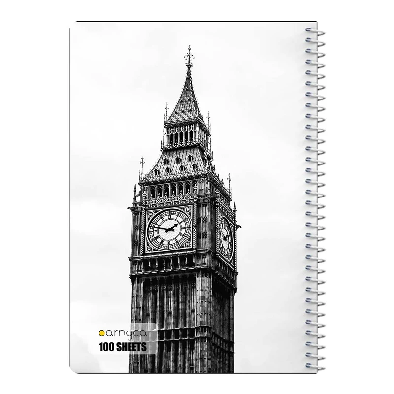 دفتر مشق 100 برگ سیمی کارنیکا طرح لندن London کد 56836