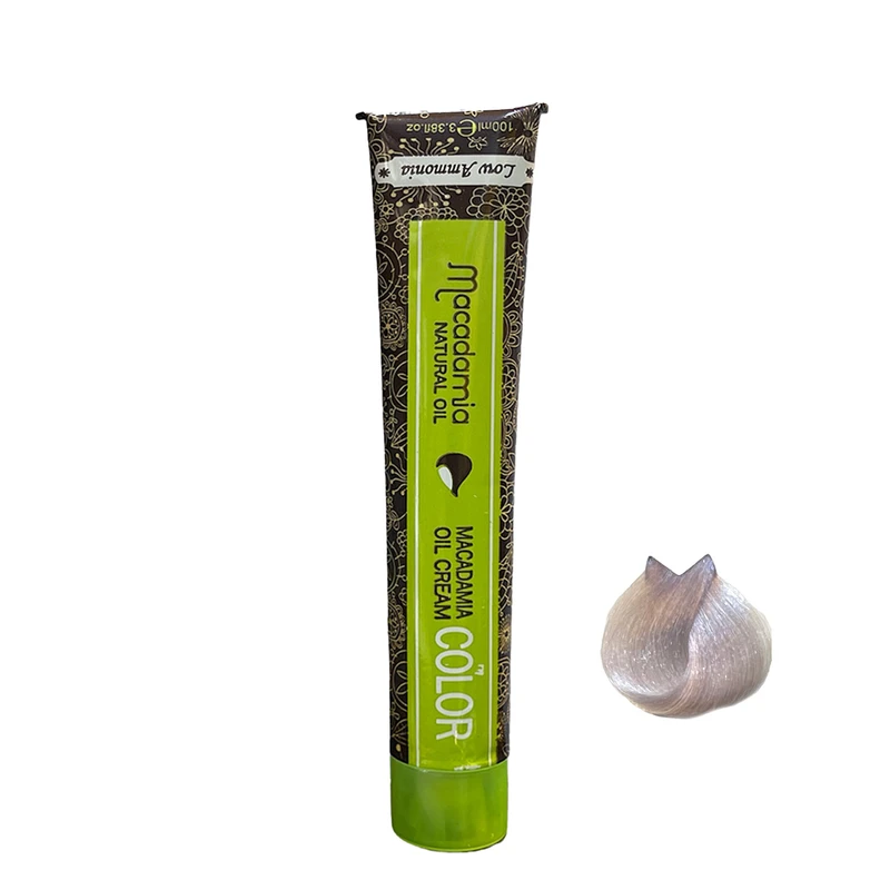 رنگ مو ماکادامیا شماره 10.1 حجم 100 میلی لیتر رنگ بلوند دودی فوق العاده روشن