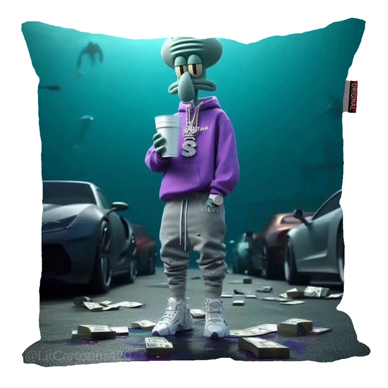 کوسن پاد آفرین مدل اختاپوس طرح باب اسفنجی کد 311