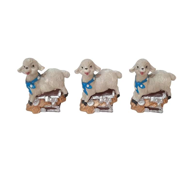 مجسمه مدل گوسفند مجموعه 3 عددی