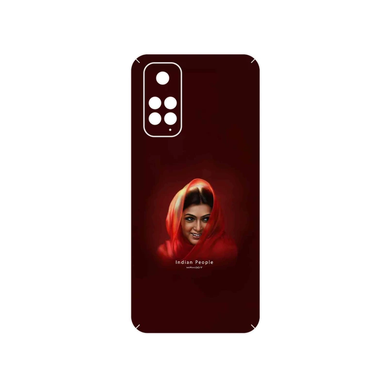 برچسب پوششی ماهوت مدل Portrait of an Indian Woman مناسب برای گوشی موبایل شیائومی Redmi Note 11