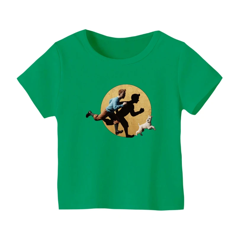 تی شرت آستین کوتاه بچگانه مدل تن تن