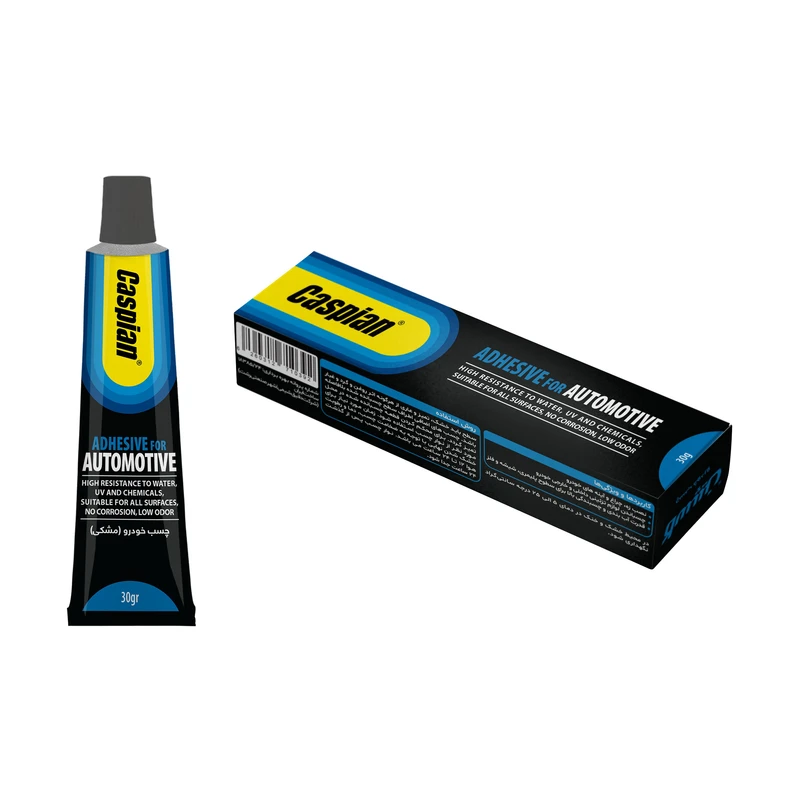 چسب خودرو کاسپین مدل تیوبی - 30 گرم