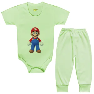 ست بادی و شلوار نوزادی کارانس مدل BSTG-75