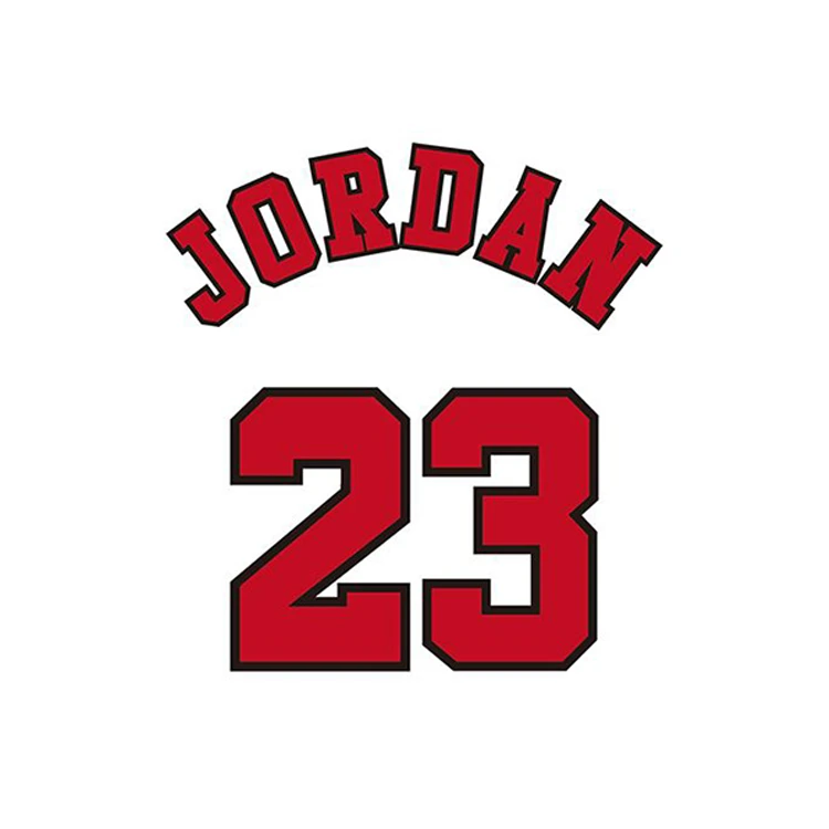 استیکر پارچه و لباس پاد آفرین مدل جردن کد 2673