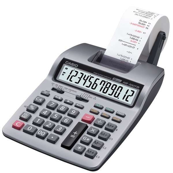 ماشین حساب کاسیو HR-100TM ماشین حساب کاسیو HR-100TM