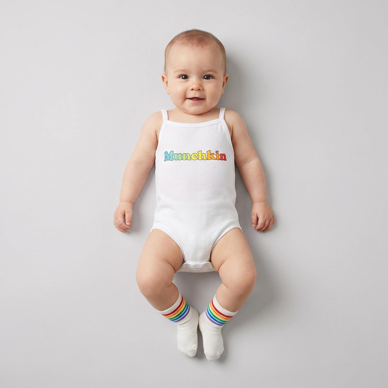 بادی بدون آستین نوزادی نیل کوک مدل بندی Munchkin