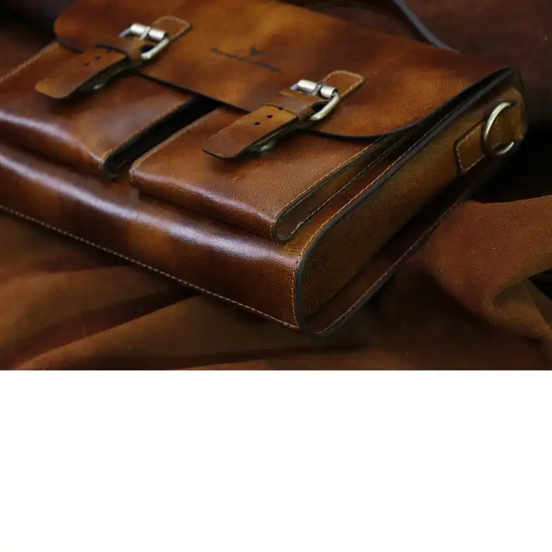 کیف رودوشی چرم بارثاوا مدل 1259