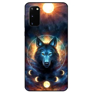 Megafone Wolf and Moon 8006 Cover For Samsung Galaxy S20
