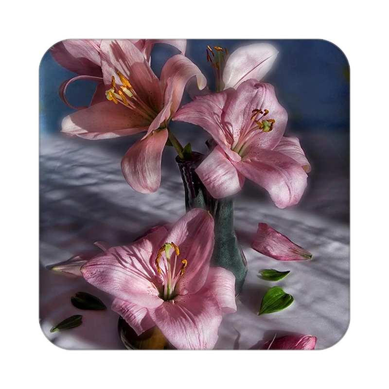 زیر لیوانی کاکتی طرح نقاشی رنگ روغن مدل mg10513