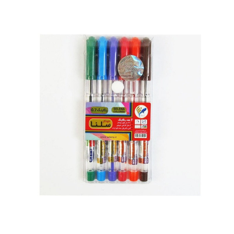 خودکار سلنا کد p66  بسته 6 عددی