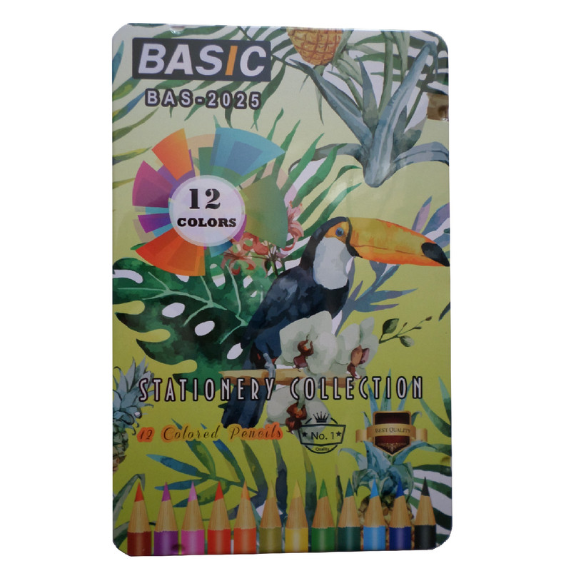 قیمت و خرید مداد رنگی بیسیک مدل BAS2025