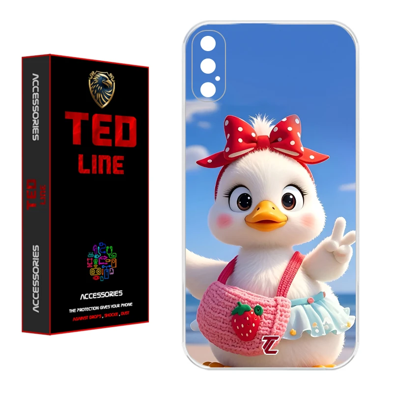 کاور تدلاین طرح اردک کد 1186 مناسب برای گوشی موبایل اپل Iphone X / XS