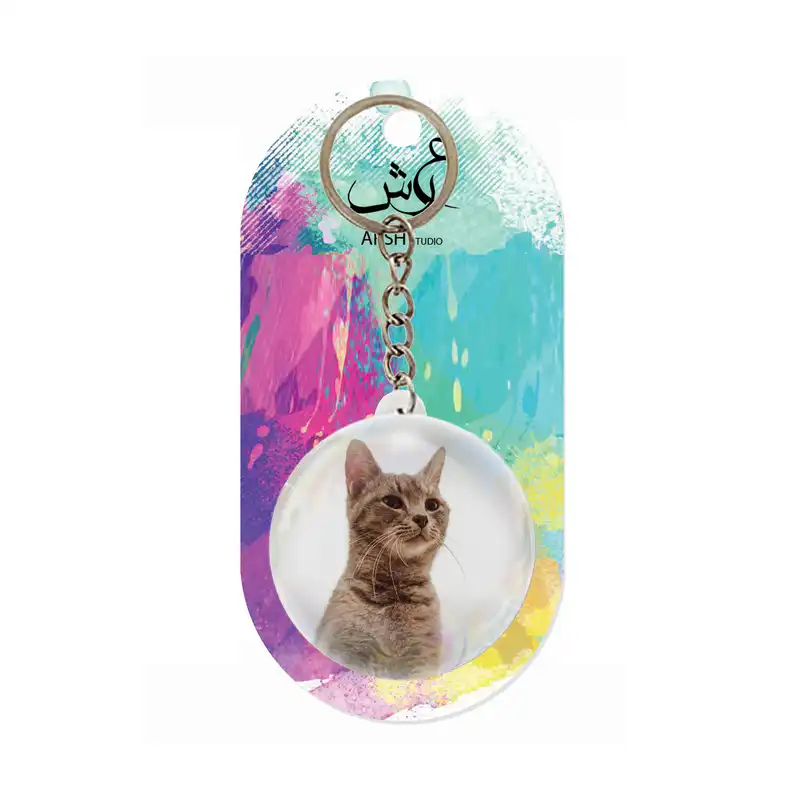 جاکلیدی عرش مدل فانتزی گربه کد Asj6080