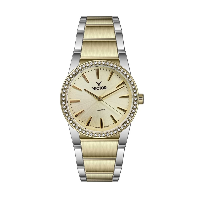 ساعت مچی عقربه‌ای کوارتز زنانه ویکتور مدل 5672L