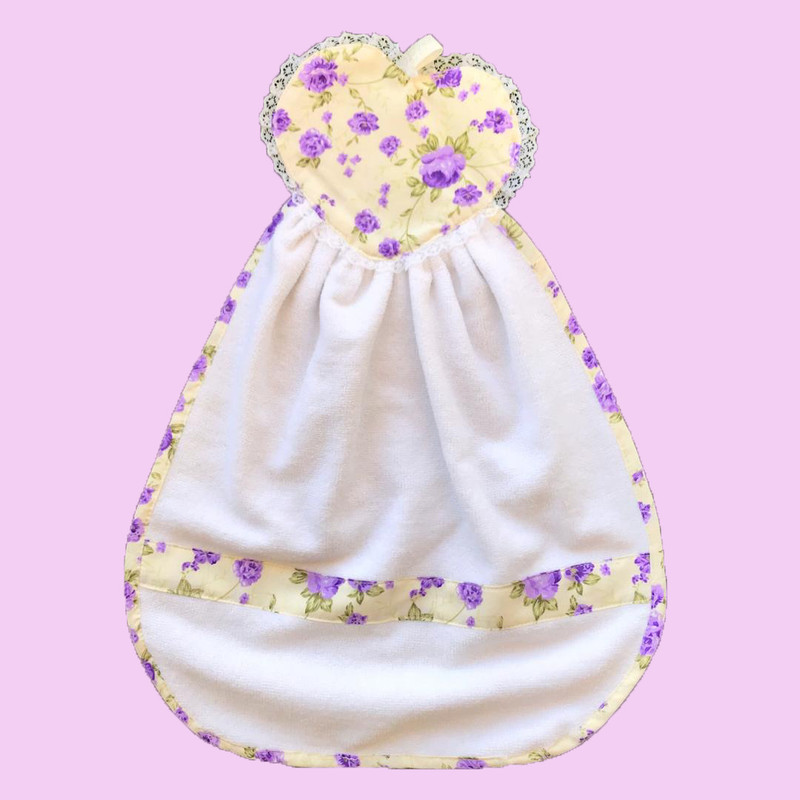 حوله آشپزخانه مدل گل سایز 36×47 سانتیمتر