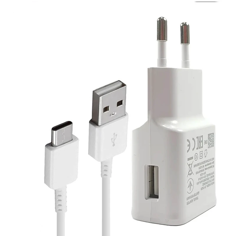 شارژر دیواری 15 وات توربو مدل HW-05 به همراه کابل تبدیل USB-C