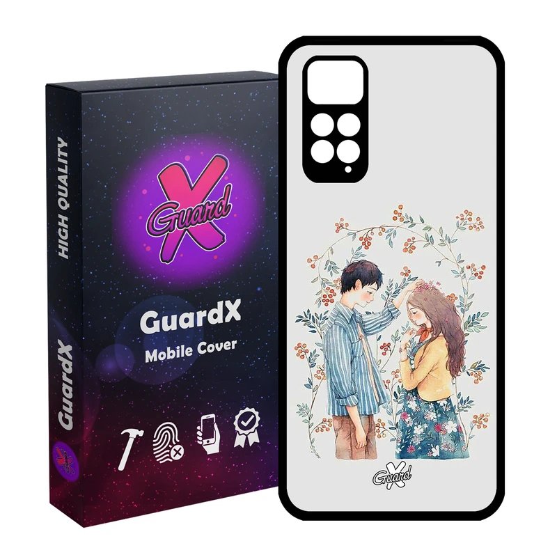 کاور گارد ایکس طرح Love مدل Glass10316 مناسب برای گوشی موبایل شیائومی Redmi Note 11S/ Note 11 4G