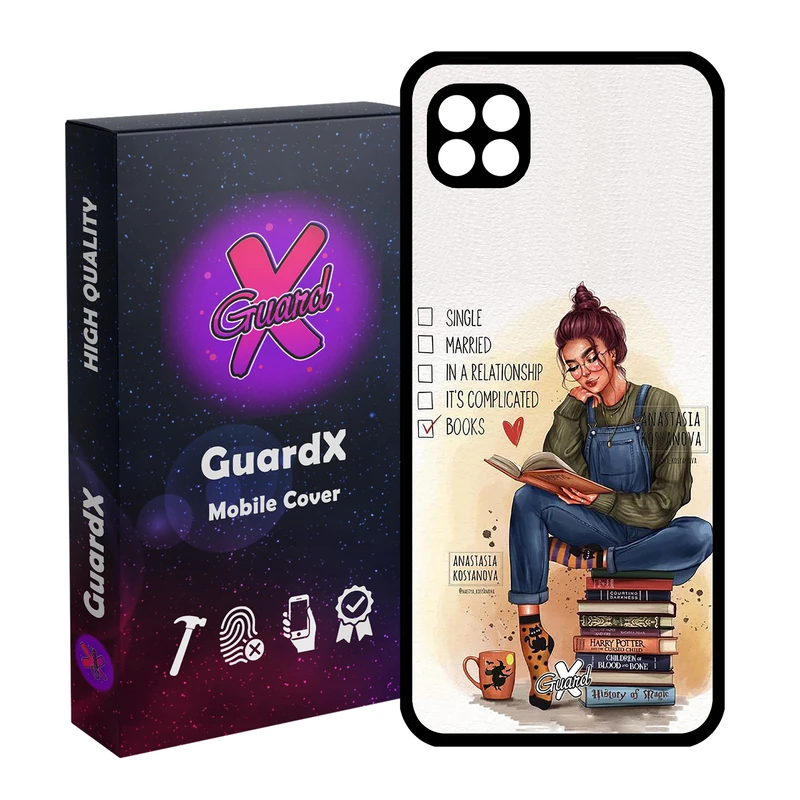 کاور گارد ایکس طرح دختر مدل Glass10286 مناسب برای گوشی موبایل سامسونگ Galaxy A22 5G