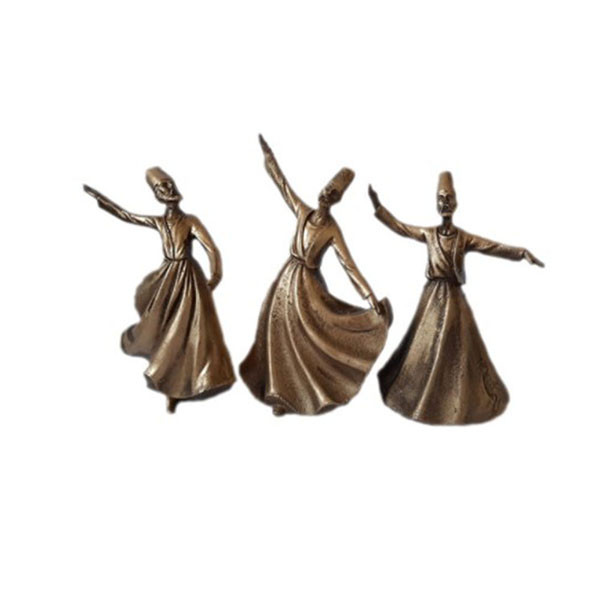 مجسمه دنیا دکوری سرمد مدل رقص سماع کد 2 مجموعه 3 عددی
