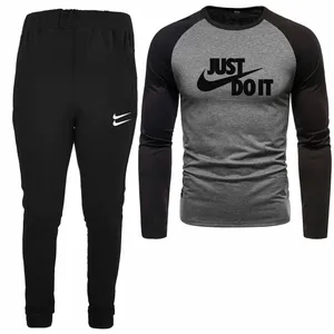 ست تی شرت و شلوار مردانه مدل 04081726 رنگ طوسی