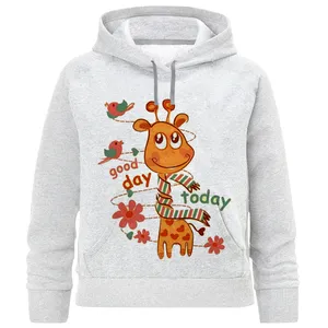 هودی دخترانه مدل زرافه A04