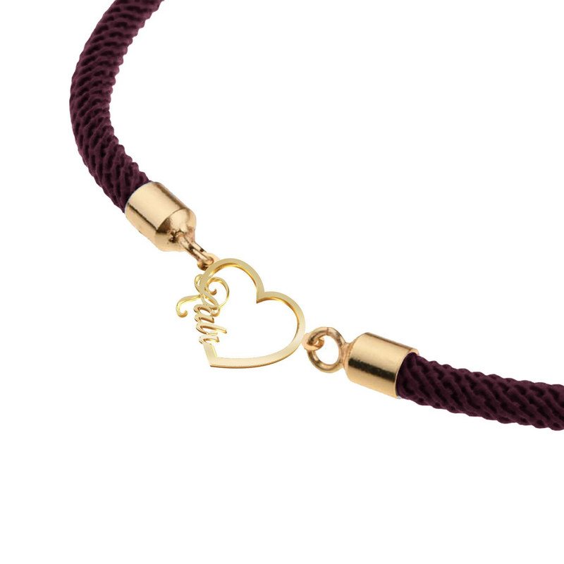 دستبند طلا 18 عیار زنانه مدوپد مدل اسم ربیع rabi کد DB11-10108