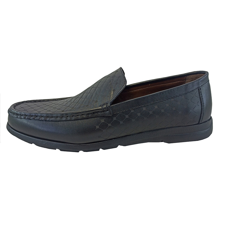 کفش چرمی مردانه مدل KARDO-BL-001