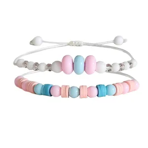 دستبند دخترانه مدل پاستیلی بسته دو عددی