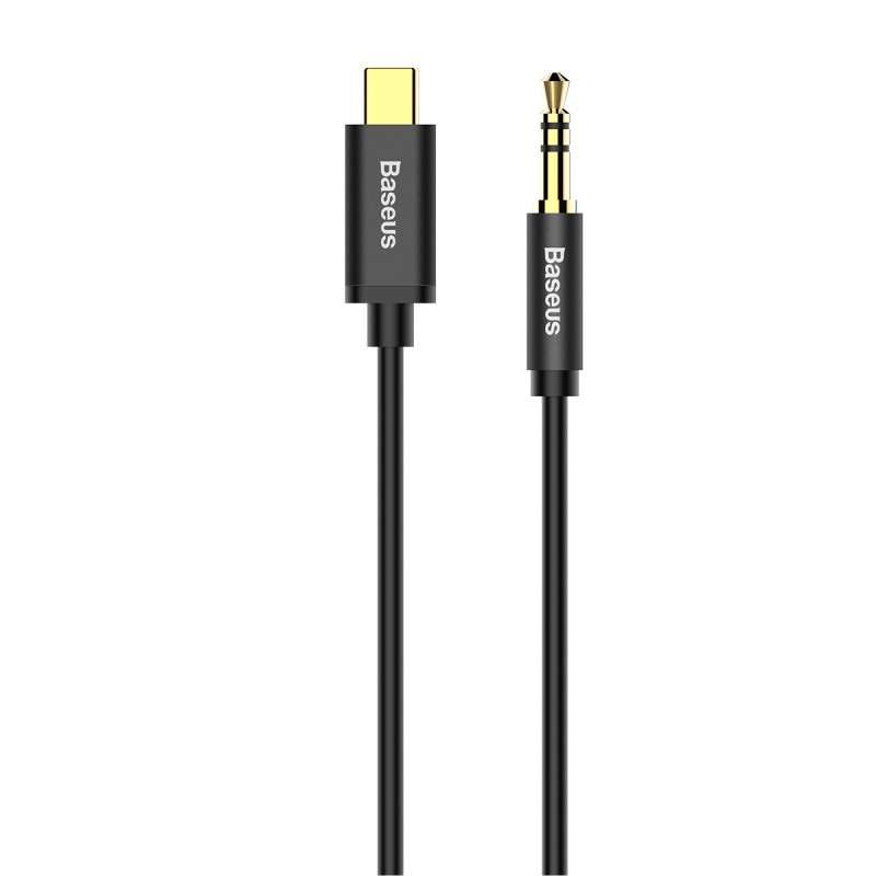 کابل تبدیل USB-C به AUX باسئوس مدل CAM01-M01-BA طول 1.2 متر کابل تبدیل USB-C به AUX باسئوس مدل CAM01-M01-BA طول 1.2 متر