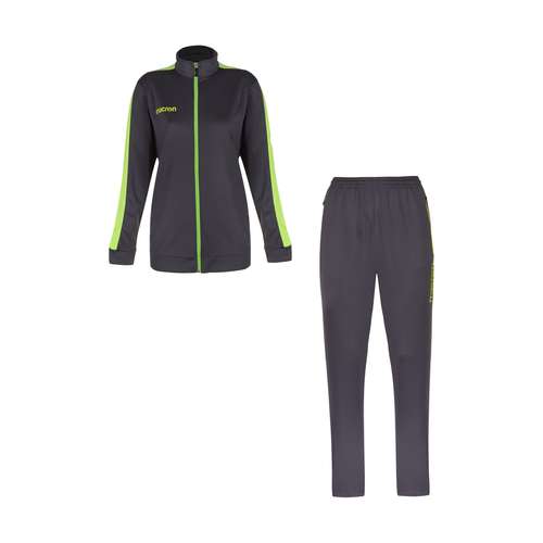 ست گرمکن و شلوار ورزشی زنانه مکرون مدل اسکا پلاس رنگ مدادی فسفری