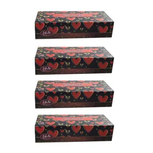 دستمال کاغذی 100 برگ گلرخ مدل Heart100 بسته 4 عددی