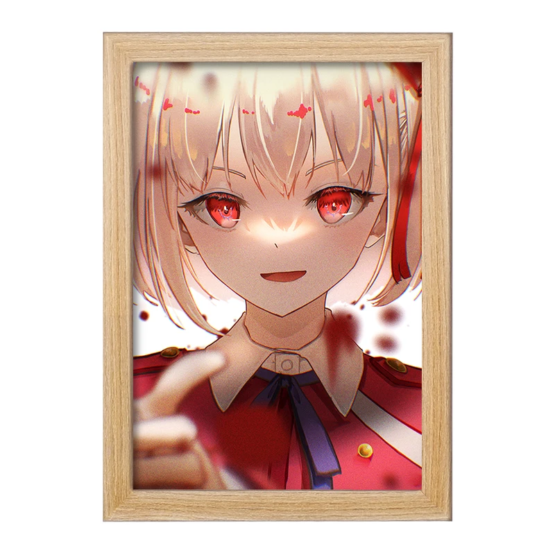 تابلو خندالو مدل چیساتو انیمه لیکوریس ریکویل Lycoris Recoil  کد 23093