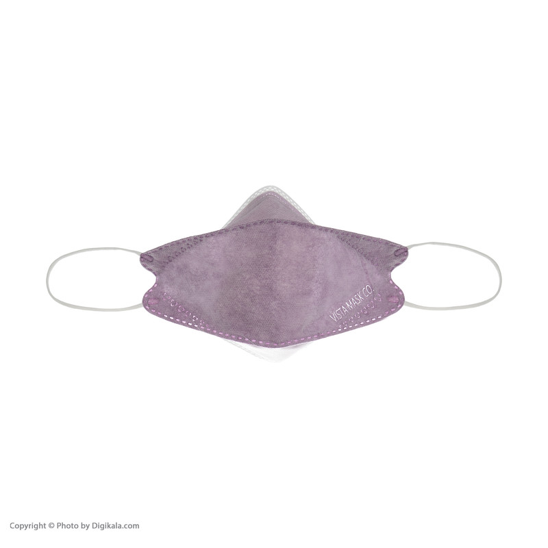 ماسک تنفسی ویستا ماسک مدل 3D کد 14 بسته 25 عددی